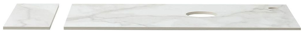 Изображение товара Столешница Aquanet Nova Lite Loft 75 R АВ01 мрамор белый (00261852)