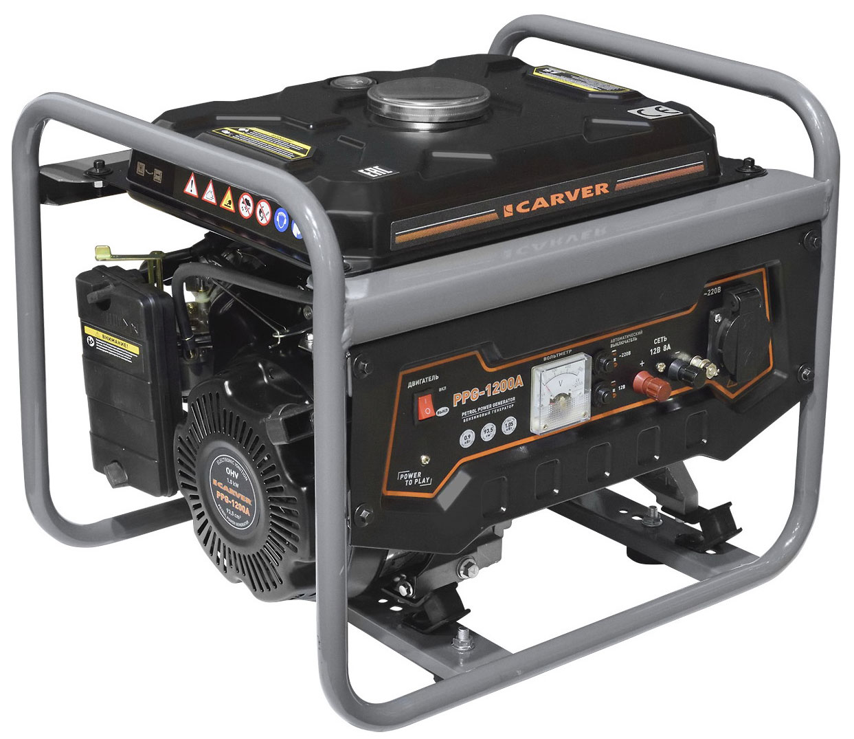 Изображение товара Электрический генератор и электростанция Carver PPG-1200A 1.05кВт