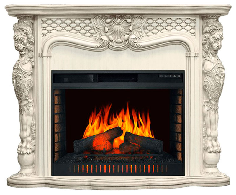 Изображение товара Каминокомплект Royal Flame Castle с очагом Vision 30 EF LED FX слоновая кость