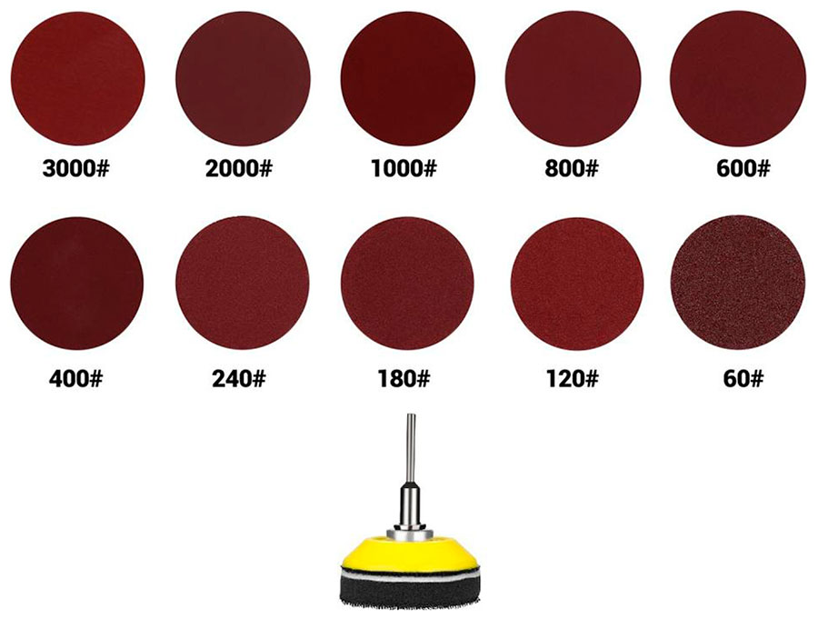 набор сменных шлифовальных головок для гравера Набор шлифовальных кругов для гравера Deko RT101 101 предмет