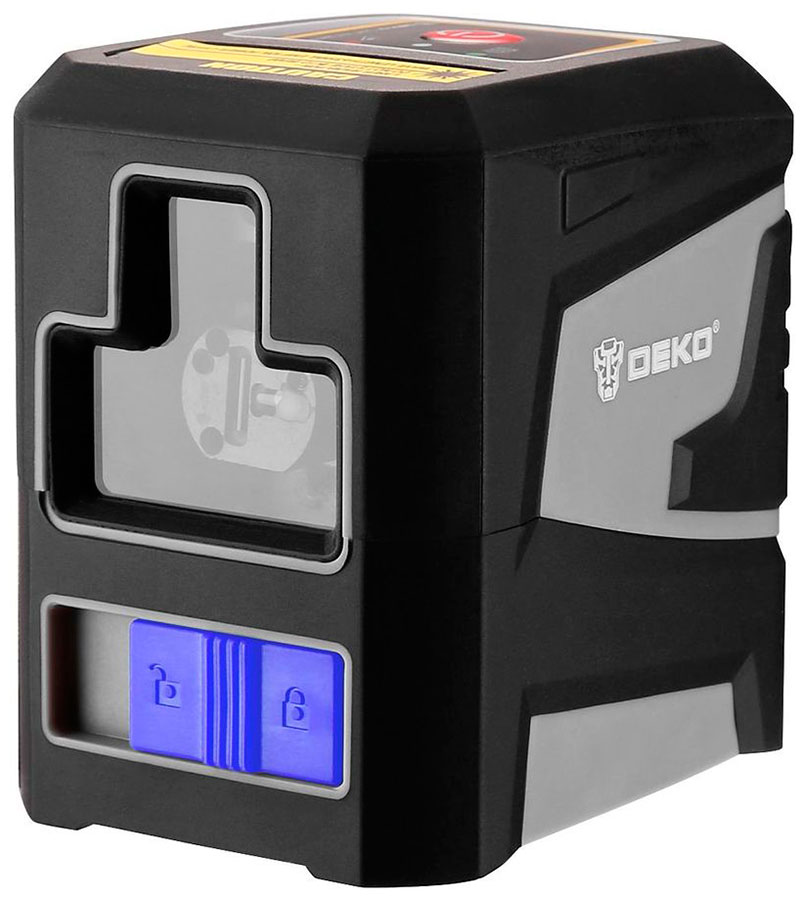 Изображение товара Уровень лазерный самовыравнивающийся Deko DKLL12 SET 2 со штативом 1 м (2 линии, зеленый луч)