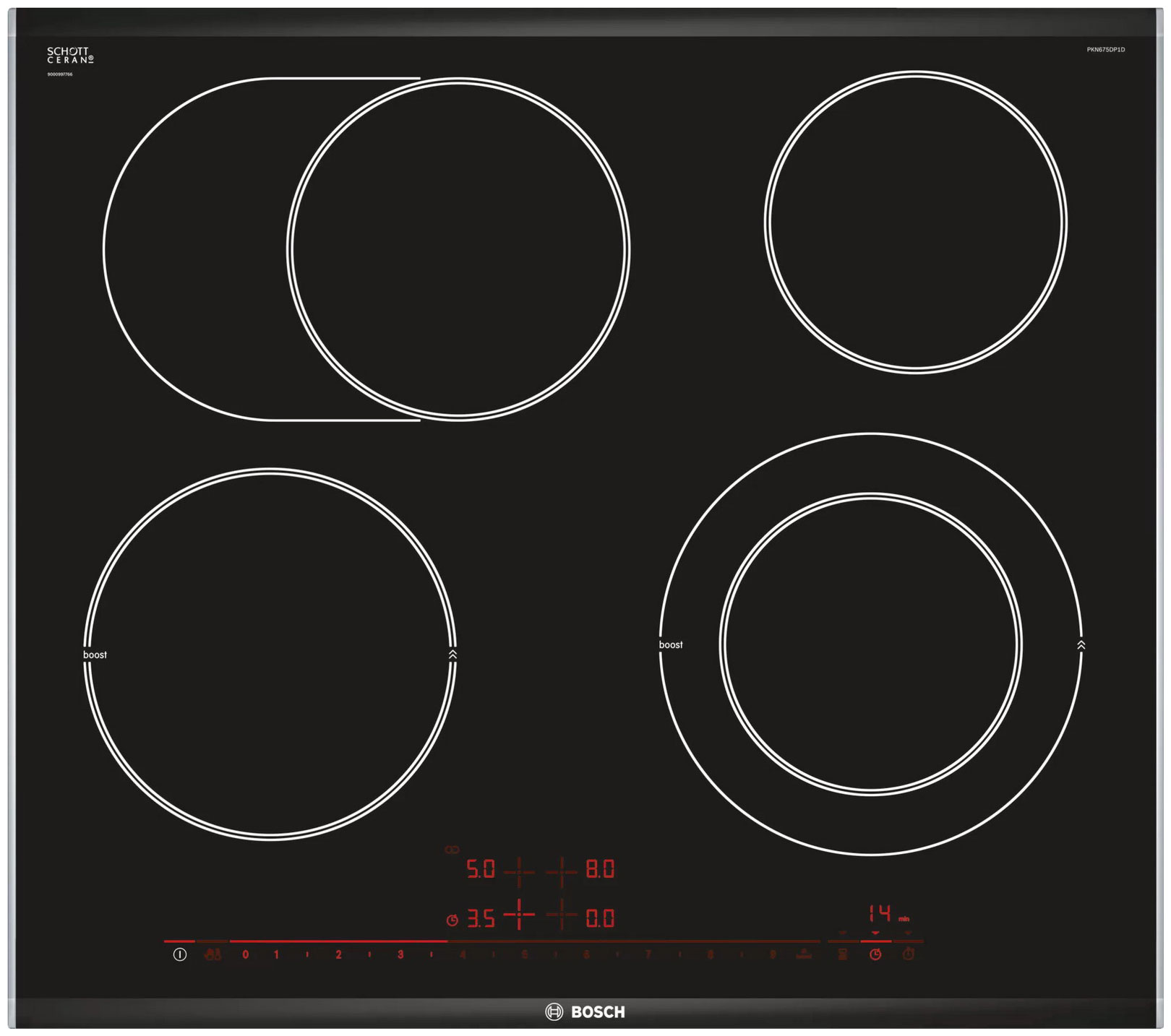 Изображение товара Электрическая варочная панель Bosch PKN675DP1D