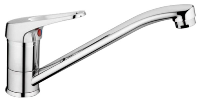 Изображение товара Кухонный смеситель Haiba HB13 хром однорычажный с поворотным изливом