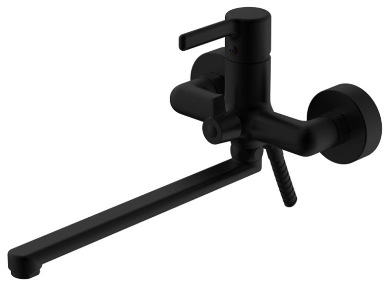 

Смеситель для ванны Haiba HB814-7/черный HB22814-7