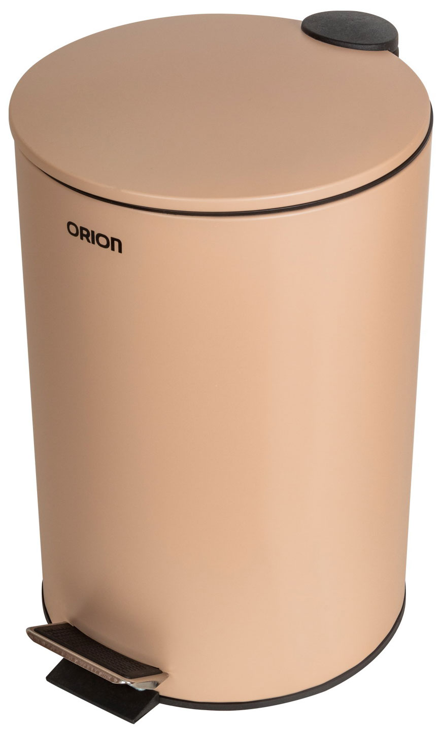 Изображение товара Мусорное ведро с педалью Orion 12л нержавеющая сталь с крышкой