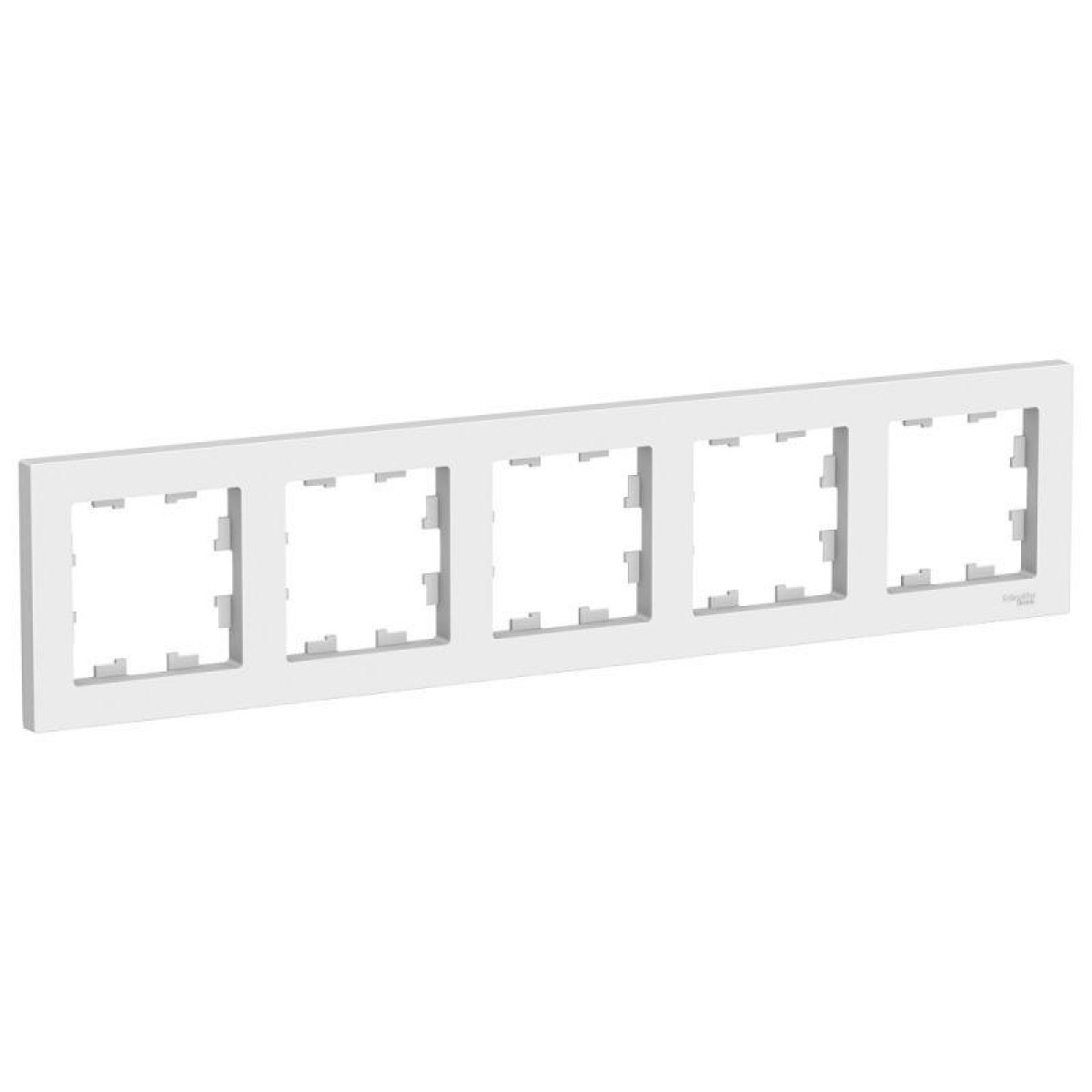 Изображение товара Рамки и основания для ЭУИ Systeme Electric AtlasDesign универсальные белые IP20