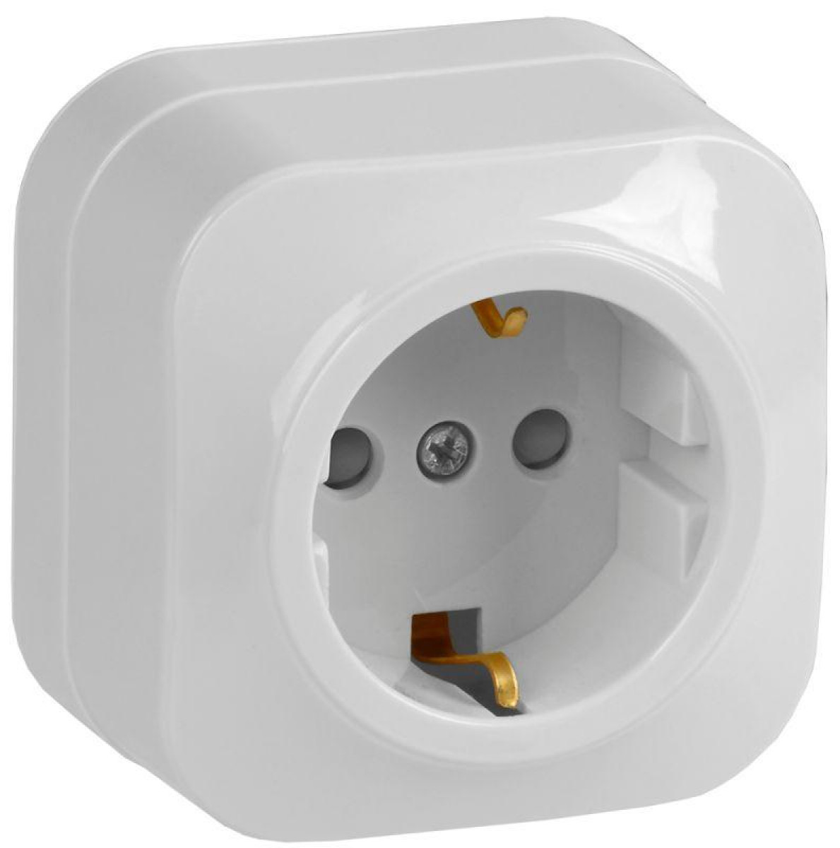 Изображение товара Розетка IEK РСш20-3-ХБ 16А с заземлением и защитными шторками, IP20, Китай