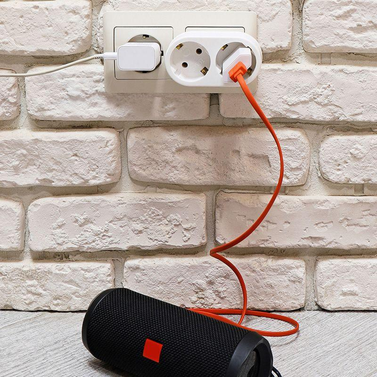 Изображение товара Разветвитель Rexant 2-м с заземл. 16А IP20 бел.