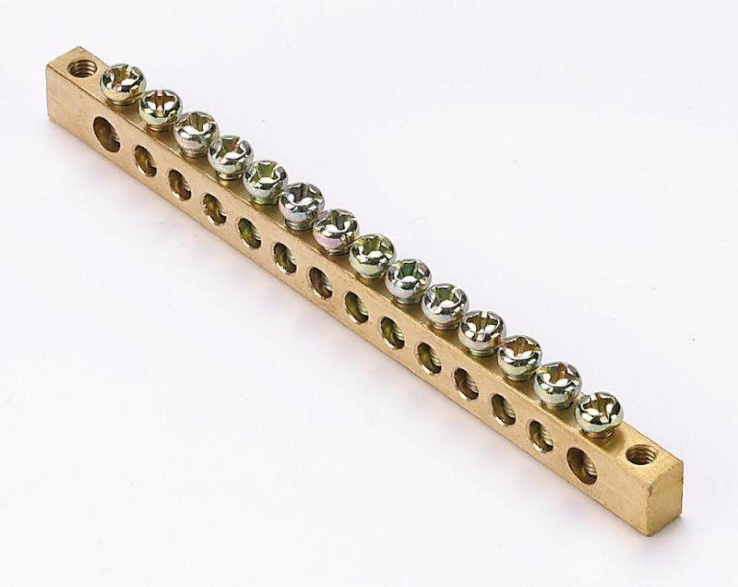 Изображение товара Высоковольтная нулевая шина DEKraft 14 групп крепеж 6x9мм для щитового оборудования