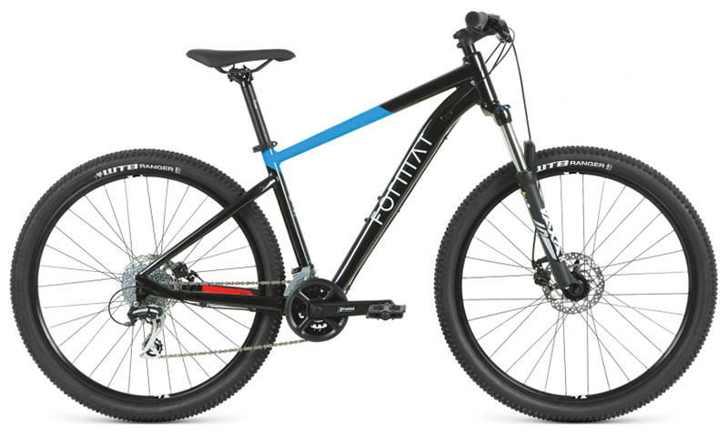 Велосипед Format 1414 29 (29 9 ск. рост. XL) 2023 черный/синий RBK23FM29384