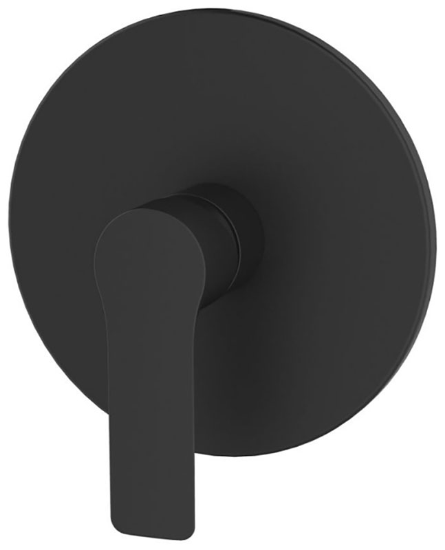 Изображение товара Встроенный смеситель для душа ESKO Singapore SB83 матовое черное латунь современный стиль