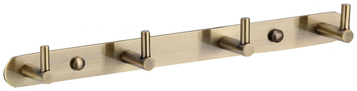 Изображение товара Планка с крючками Savol S-007214C (4 крючка)