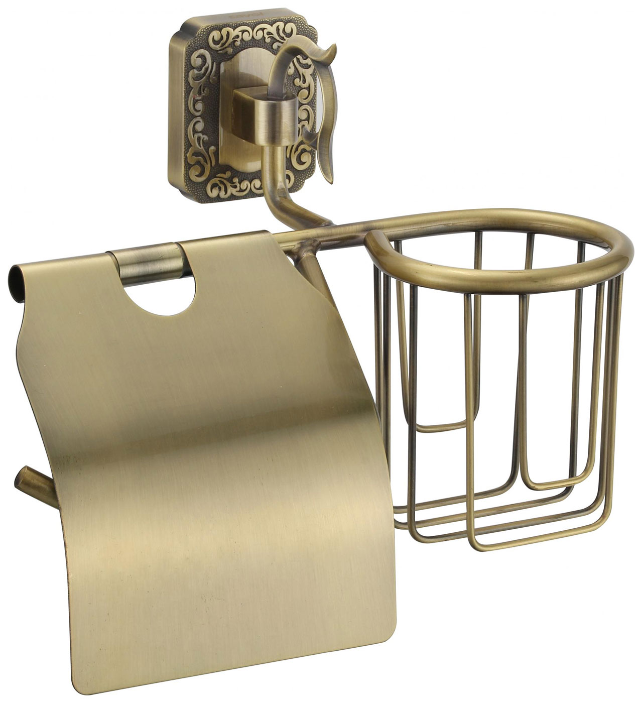 

Держатель для туалетной бумаги и освежителя Savol 64 S-L06451, Бронза