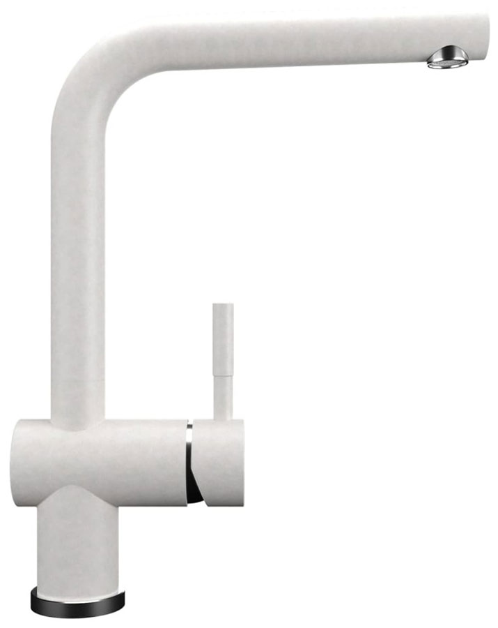 Изображение товара Смеситель кухонный Ulgran U-022 с поворотным изливом ультра-белый