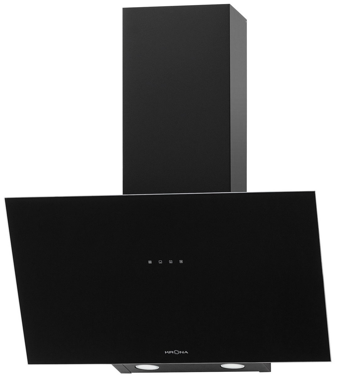 Изображение товара Вытяжка Krona VEREIN I 600 BLACK S наклонная с сенсорным управлением