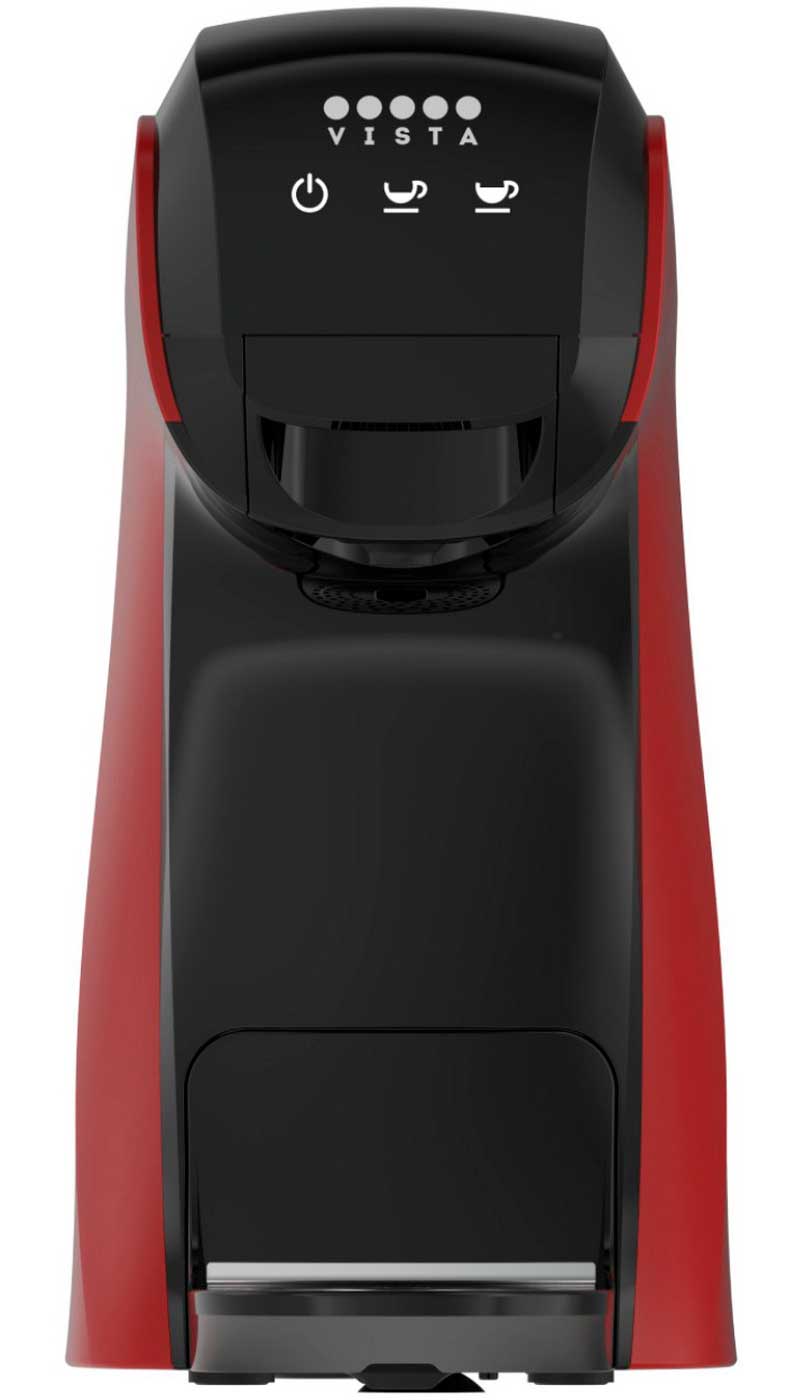 Изображение товара Кофемашина капсульного типа Vista Teano DNS400 (Dolce Gusto, сенсорная), красная