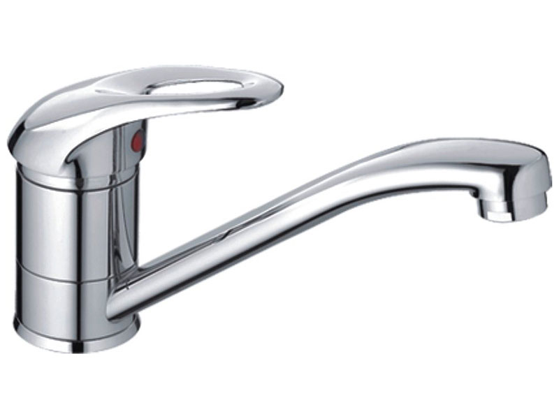 Изображение товара Смеситель для кухни Cron CN03 хром однорычажный с поворотным изливом