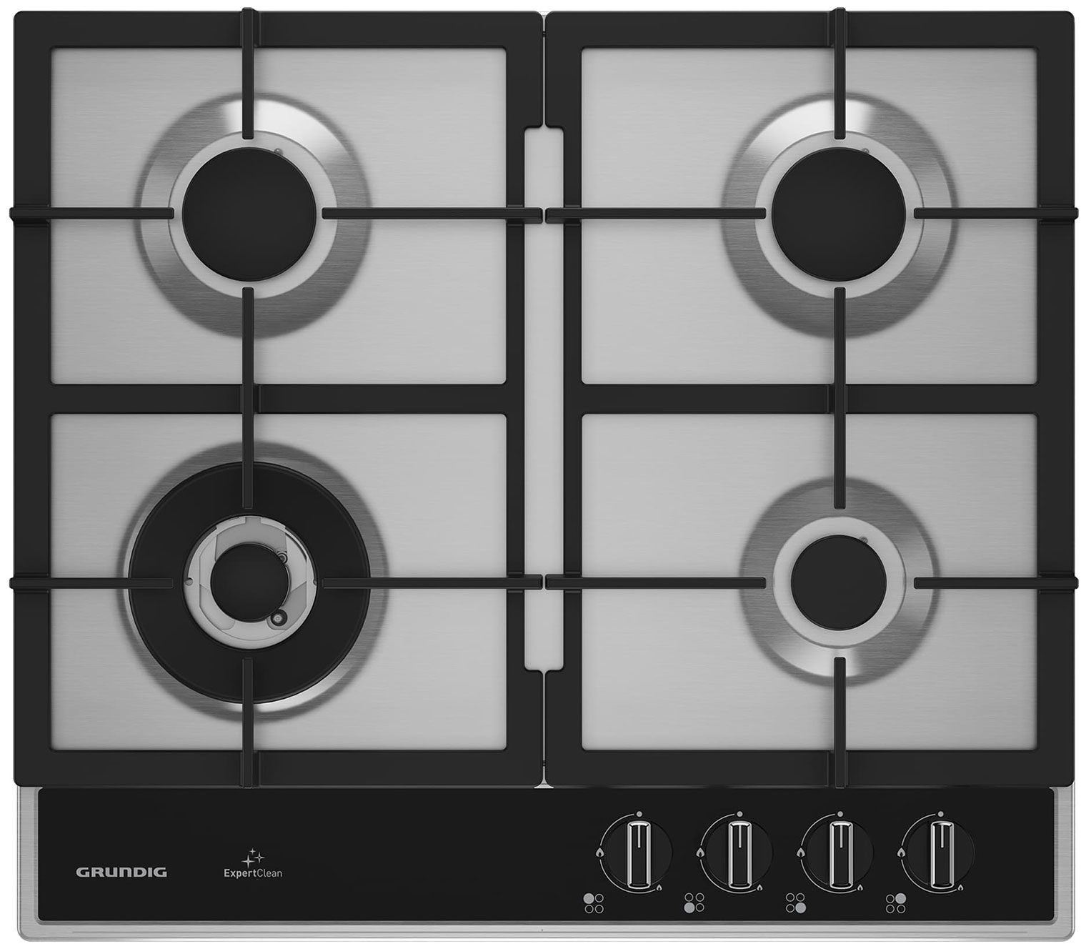 Изображение товара Газовая варочная панель Grundig GIGA 6234250 GE, нержавеющая сталь