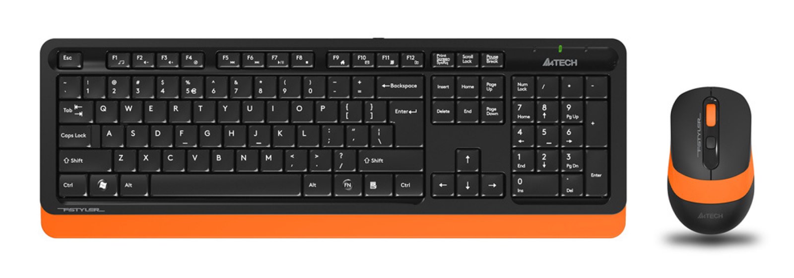 Изображение товара Комплект клавиатура и мышь A4Tech Fstyler FG1010 USB мембранный дизайн Изображение товара Комплект клавиатура и мышь A4Tech Fstyler FG1010 USB мембранный дизайн