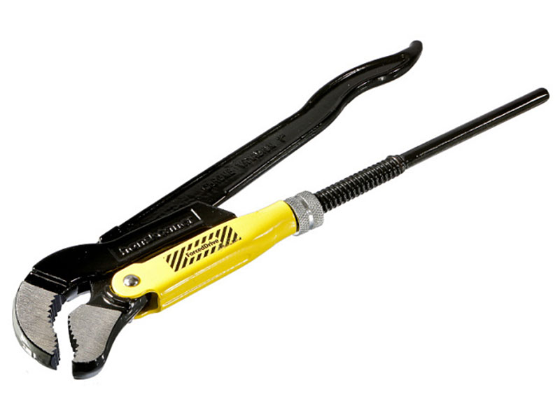 Изображение товара Ключ трубный Hanskonner HK1045-04-P1, №1, 300 мм, 45°, CrV сталь (закаленные губки)