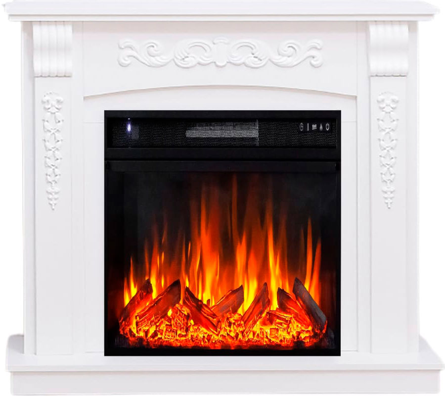 Изображение товара Каминокомплект Elekam Fiesta с очагом Pulsar 23, белый