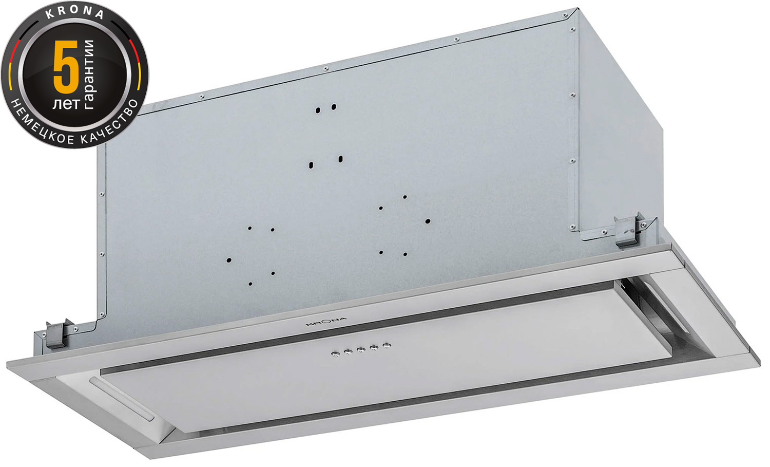 Изображение товара Вытяжка Krona SELINA 900 PRM INOX современная с электроприводом