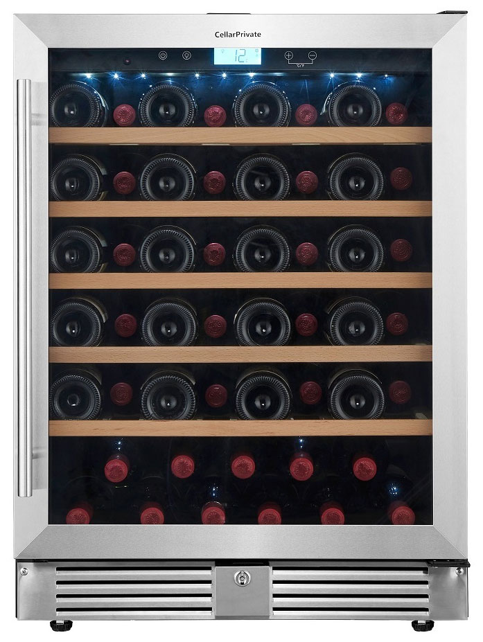 Изображение товара Встраиваемый винный шкаф Cellar Private CP051-1T на 51 бутылку с компрессором