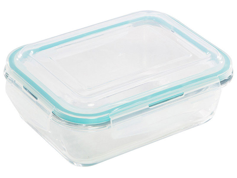 Изображение товара Контейнер из жаропрочного стекла Mallony DIAFANO 1000 мл, прямоугольный с пластиковой крышкой (005472)