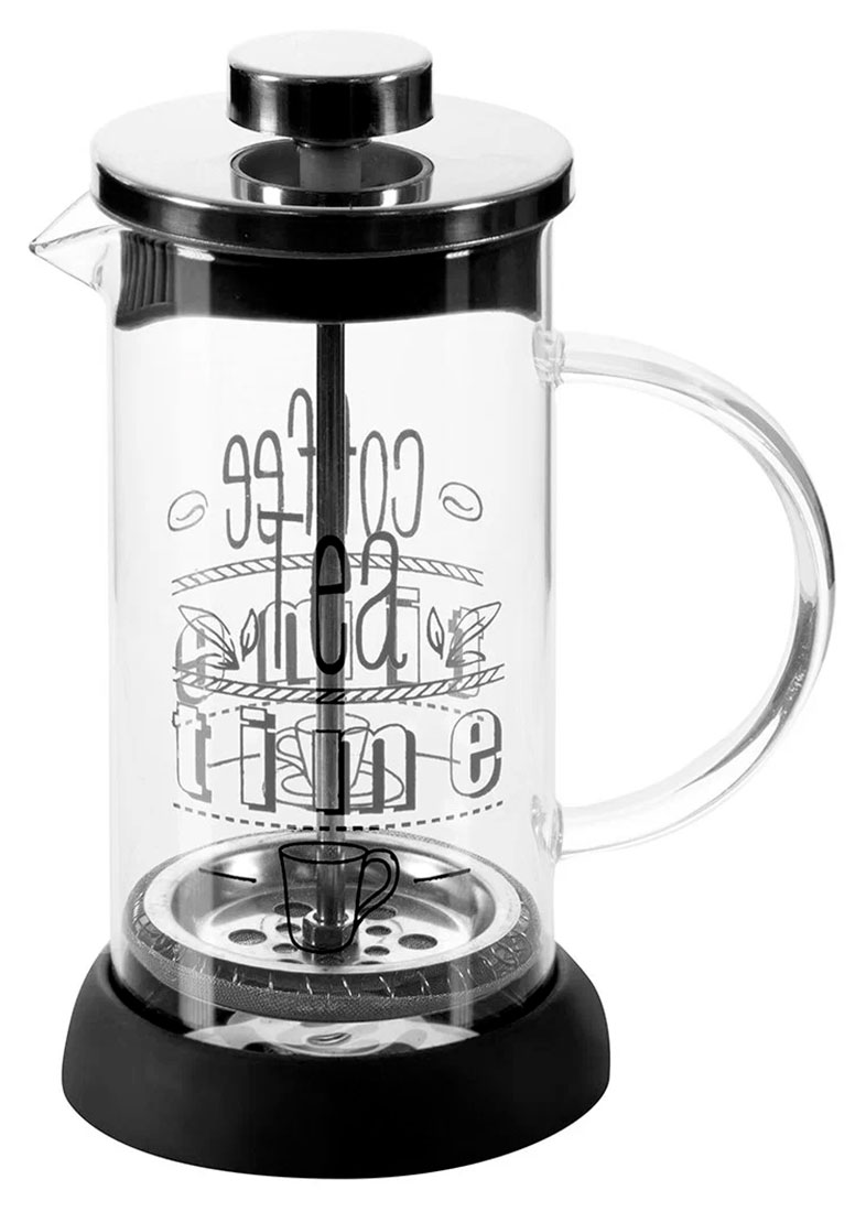 Изображение товара Френч-пресс Mallony MOMENTO, 350 мл, боросиликатное стекло (007530)