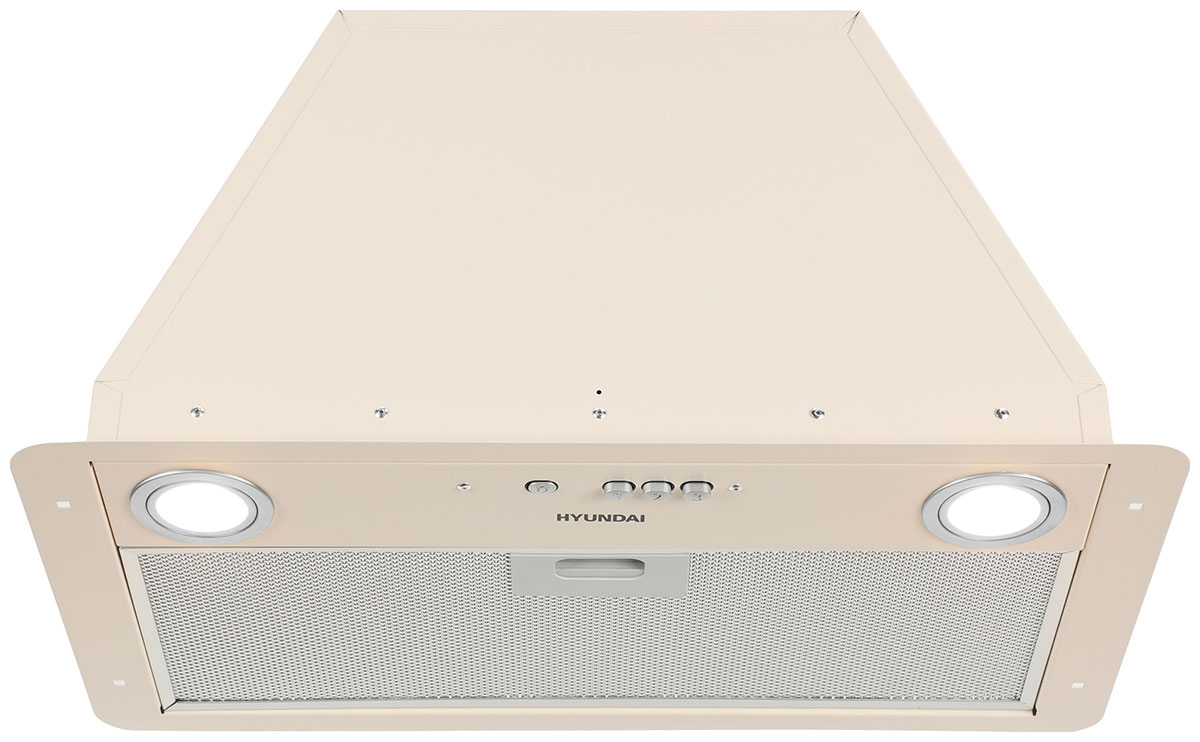 Изображение товара Вытяжка Hyundai HBB 6035 BE скрытая бежевый 800 м3/ч механика