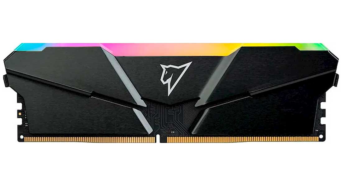 Изображение товара Оперативная память Netac DDR4 8Gb 3200MHz Shadow Grey RGB (NTSRD4P32SP-08E)