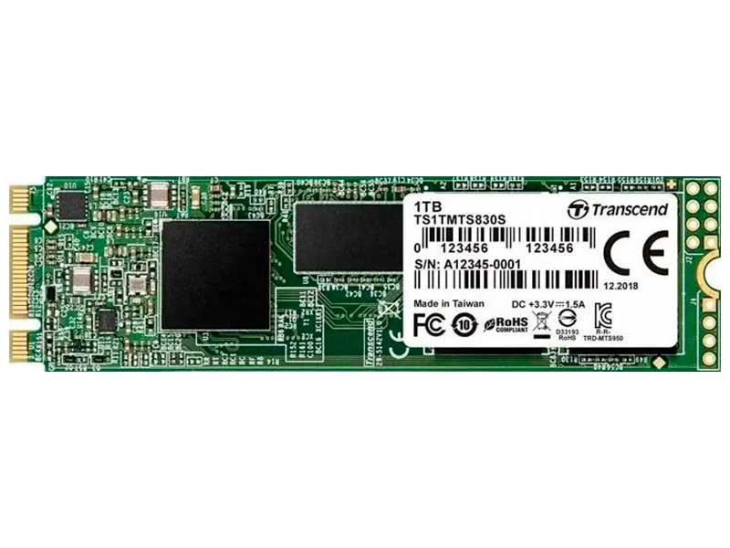 Изображение товара SSD накопитель Transcend M.2 MTS830 1024 Гб SATA III (TS1TMTS830S)