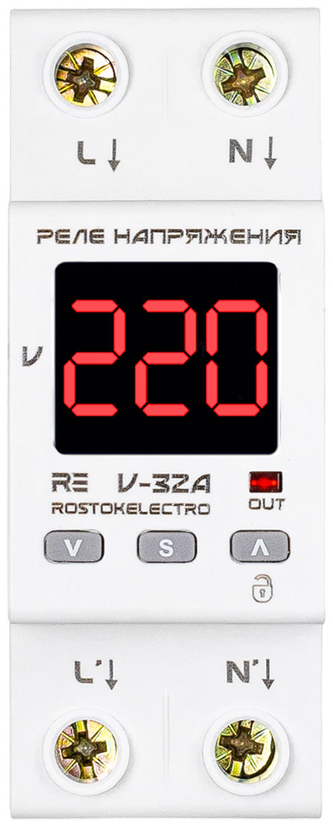 Реле напряжения RE V-32A Реле напряжения RE V-32A цена и фото