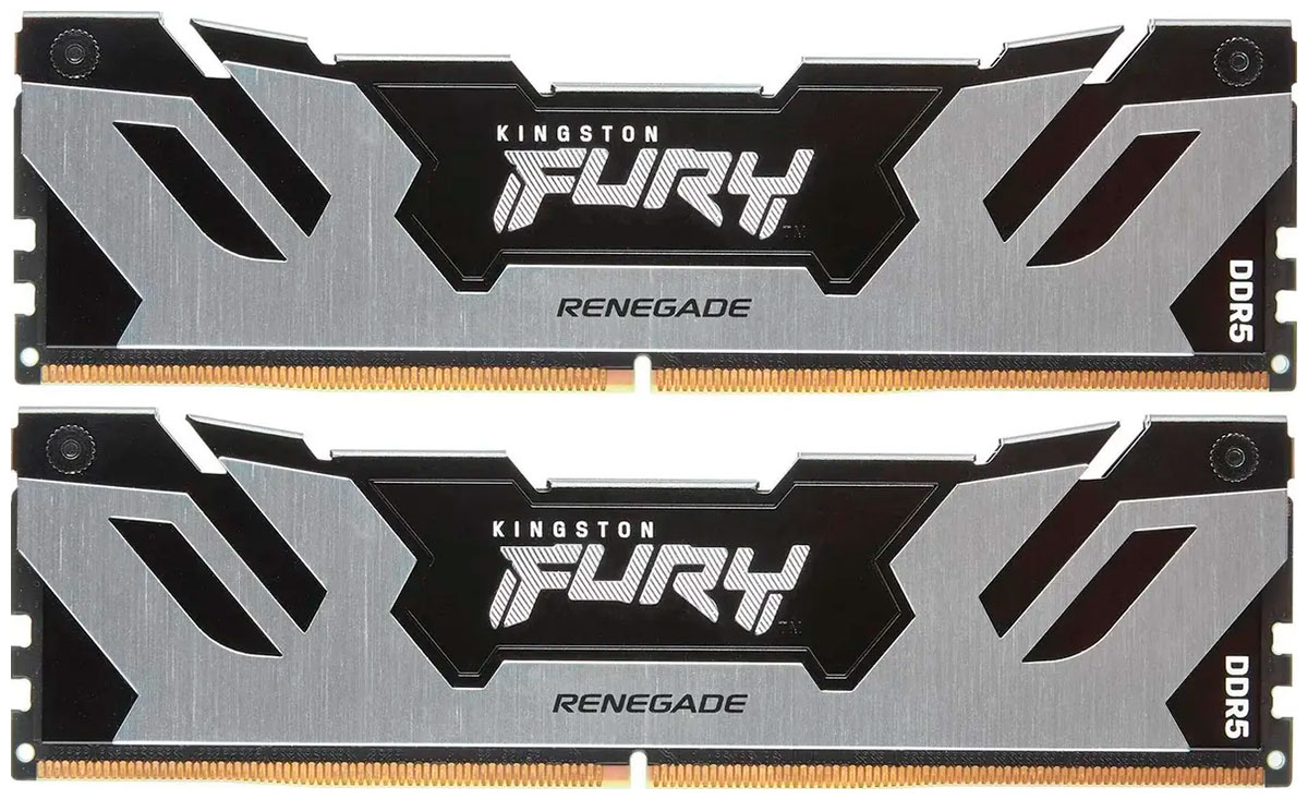 Изображение товара Оперативная память Kingston DDR5 32GB (2x16GB) 7200MHz FURY Renegade Silver