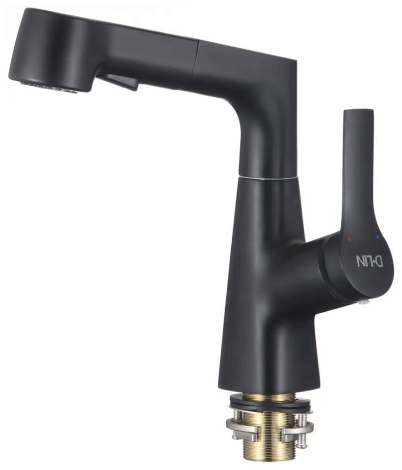 Изображение товара Смеситель для ванной комнаты D-Lin 374/черный (D158374-A)