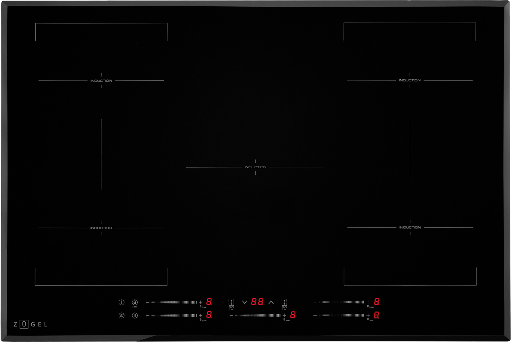 Изображение товара Электрическая варочная панель Zugel ZIH617B