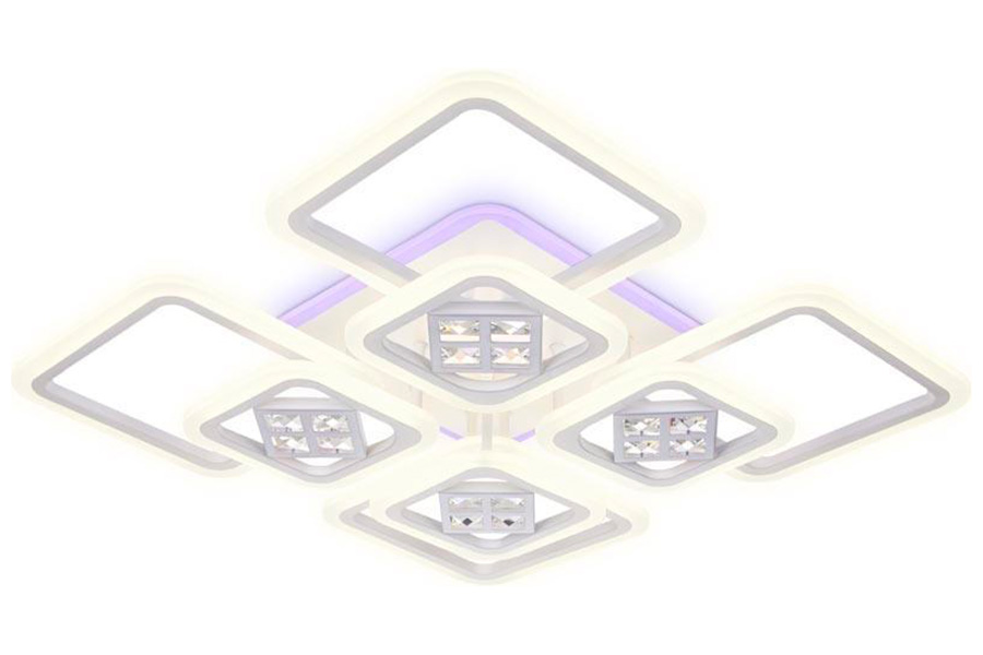 Изображение товара Потолочная люстра Ambrella Light Ice FA289 светодиодная неоклассика белая