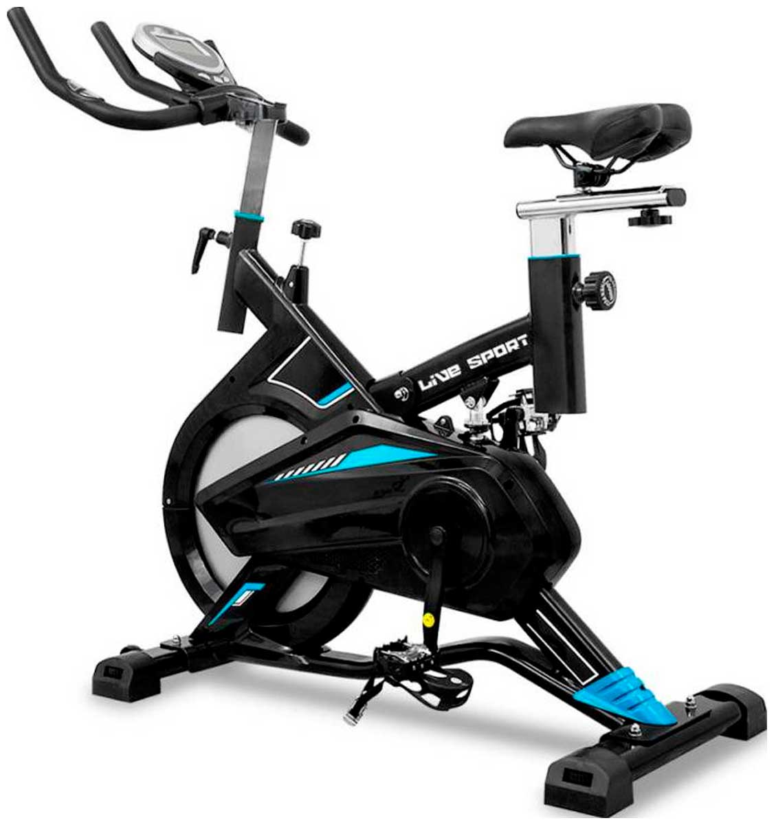 Изображение товара Домашний спин-байк DFC Live Sport с регулируемым сиденьем и LCD дисплеем