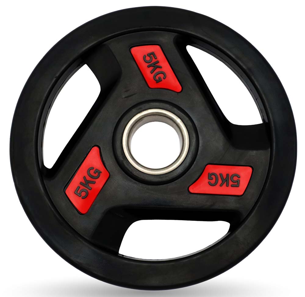 

Диск обрезиненный c хватом Unix Fit (PRO 5 кг 51 мм), Черный/красный