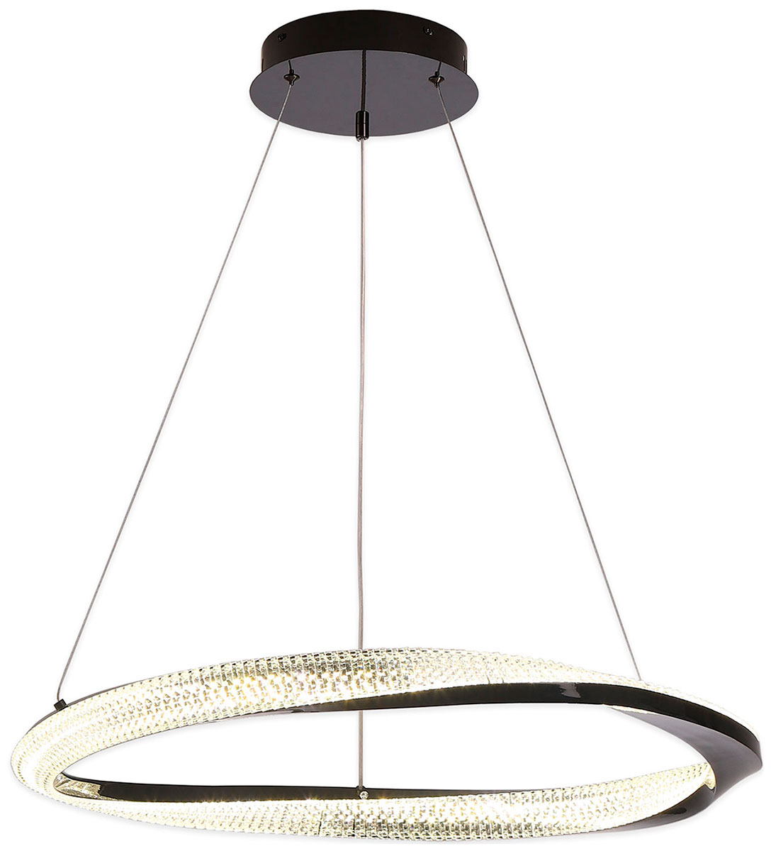 Изображение товара Подвесной светодиодный светильник Lussole Loft Kent LSP-7091 29 Вт черный хай-тек