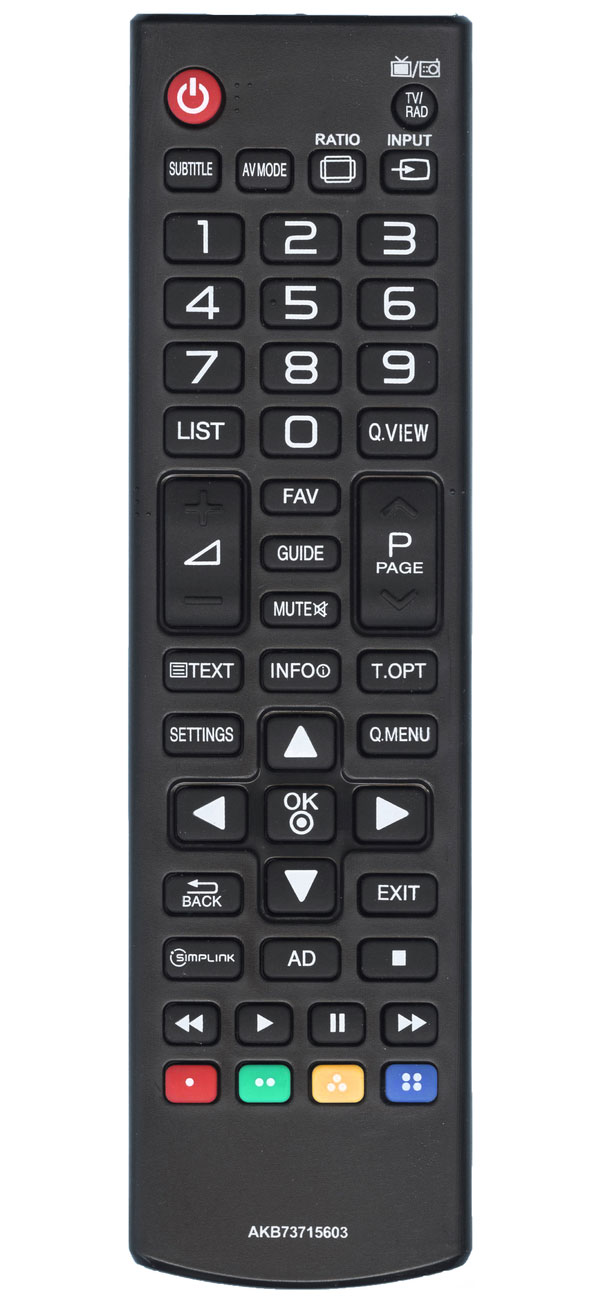 Изображение товара Универсальный пульт Huayu AKB73715603 для телевизоров LG - управление без настройки