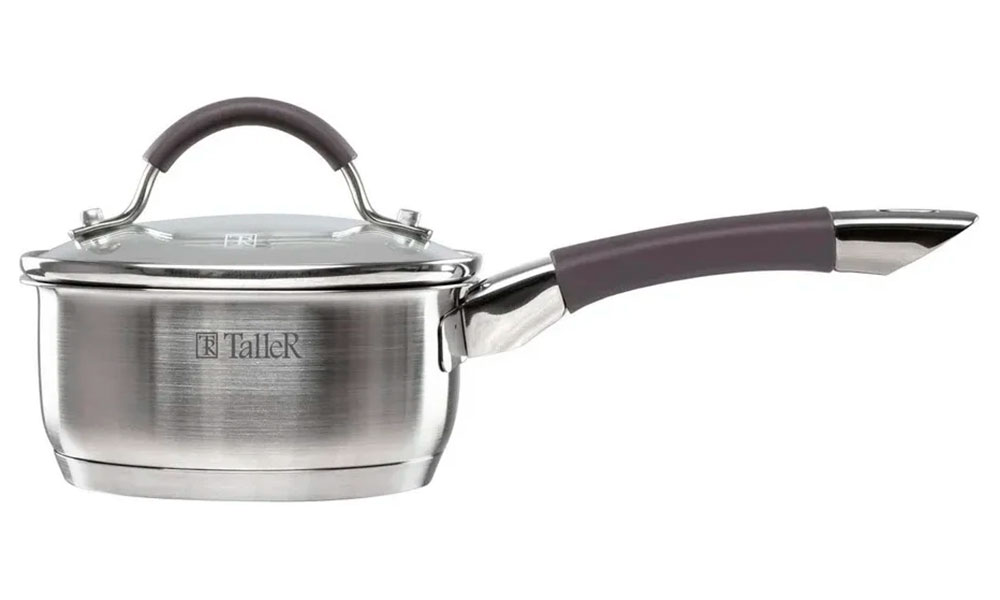 Изображение товара Ковш с крышкой TalleR Lira, 0.9 л, диаметр 14 см (TR-11021)