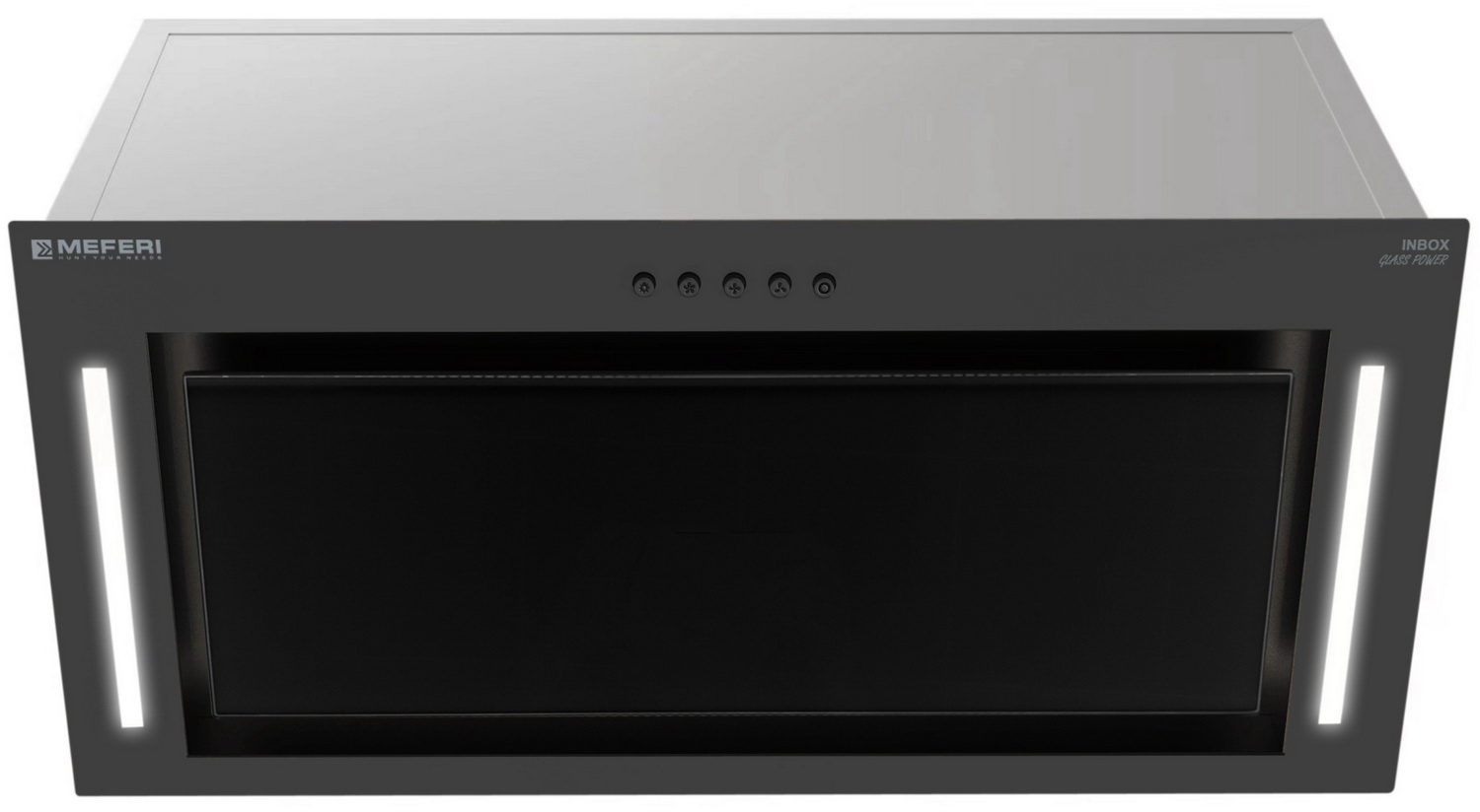 

Вытяжка Meferi INBOX60BK GLASS POWER, Черный