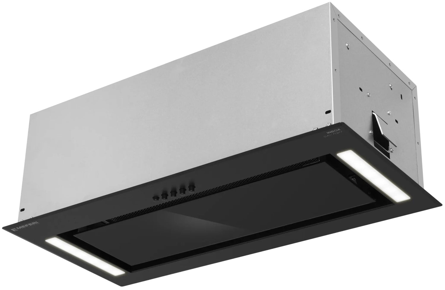 Изображение товара Вытяжка Meferi INBOX60BK GLASS POWER 900 м3/ч стекло черная