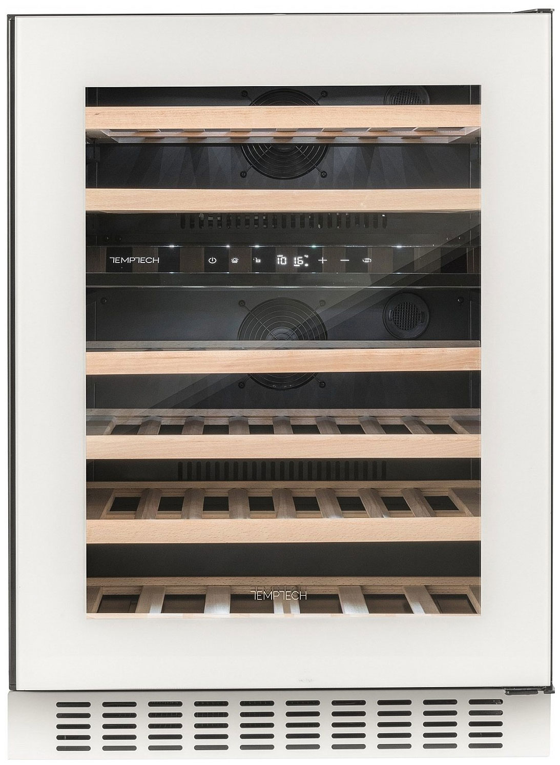 Изображение товара Встраиваемый винный шкаф Temptech OX60DRW-24 с двумя зонами хранения