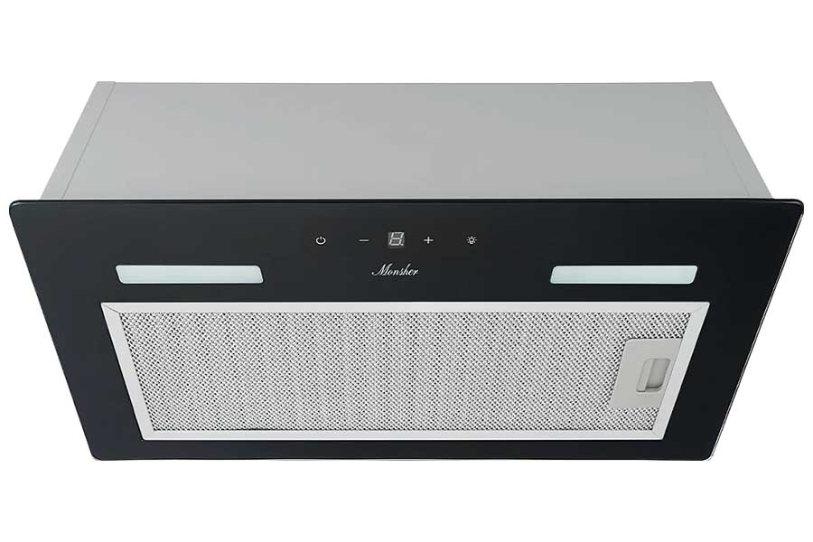 Изображение товара Вытяжка Monsher MASSY 60 Noir стильное скрытая кухня с 650 м3/ч