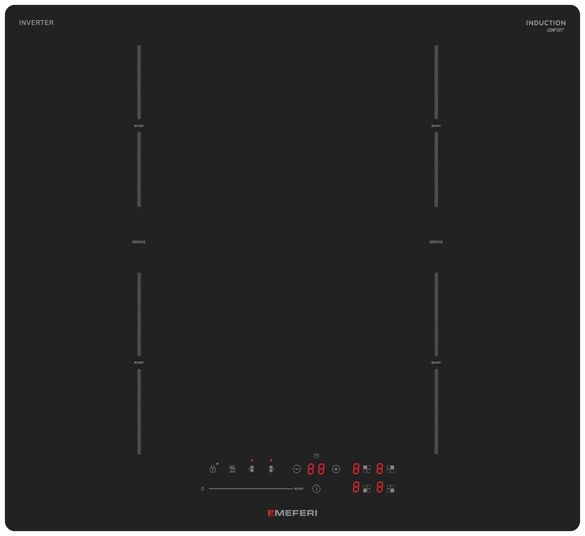 

Электрическая варочная панель Meferi MIH604BK COMFORT, Черный