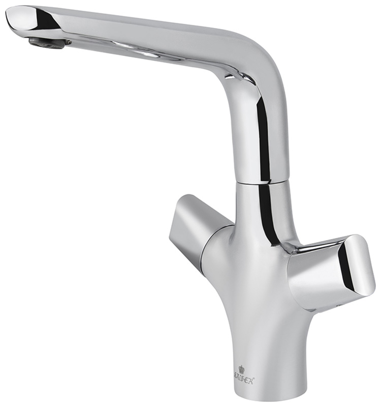 Изображение товара Смеситель для кухонной мойки Kaiser Suer хромированный двухрычажный