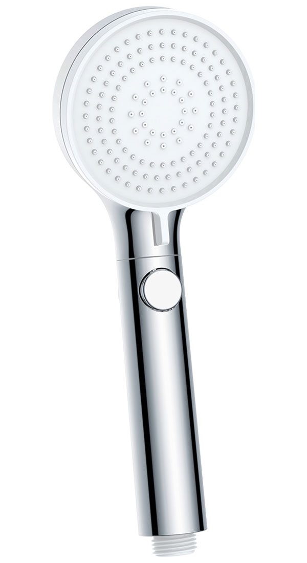 Изображение товара Лейка для душа Lemark пластик, хром/белый, блистер (LM0818CW)