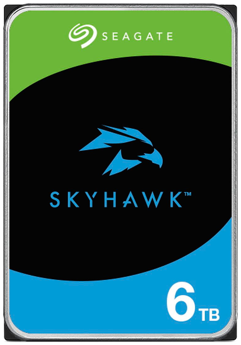 Изображение товара Жесткий диск Seagate 3.5 SATA-III 6TB Surveillance Skyhawk 5400rpm 256Mb (ST6000VX008)